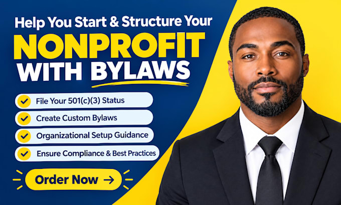 help you start and structure your nonprofit with bylaws