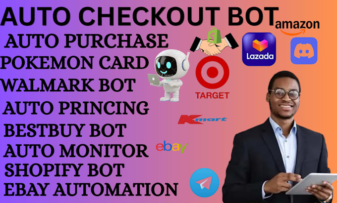 auto checkout bot, target bot, purchase bot, pokemon bot, amazon bot