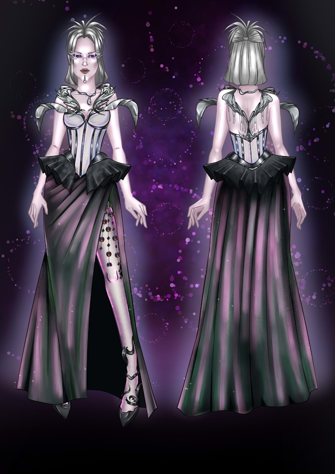 create fashion design based on your moodboard