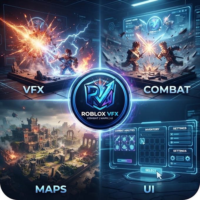 Pro Create Ui Create custom roblox vfx roblox sfx combat abilities battleground maps ...