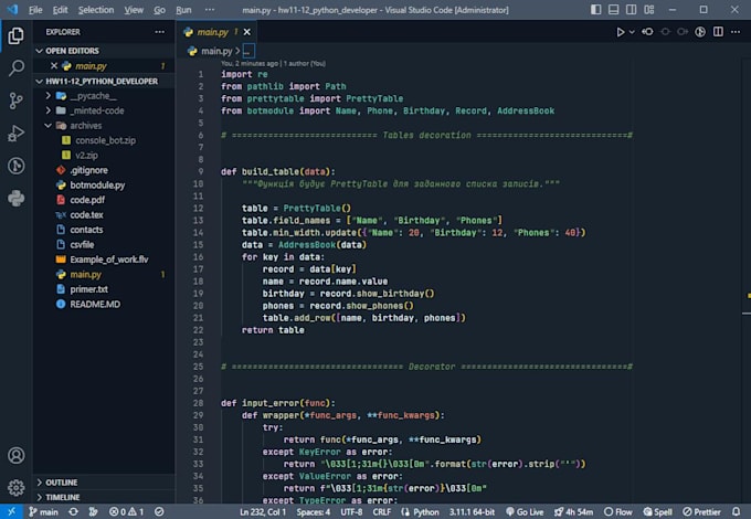 do python programming tasks