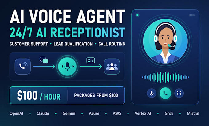build an ai voice agent or receptionist for your business
