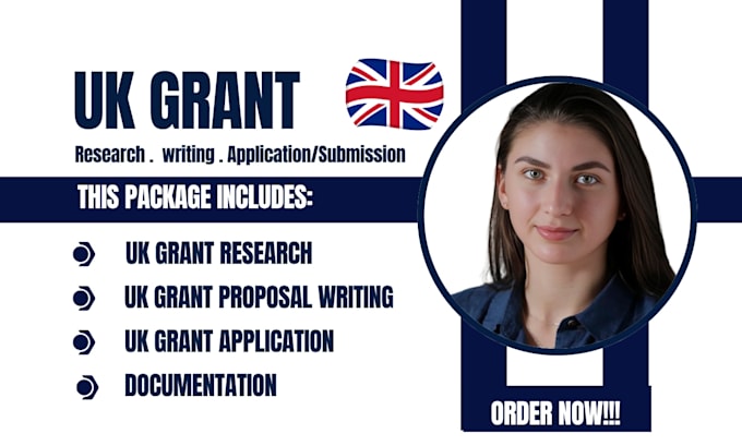 do UK grant research, UK grant writing, submission and documentation