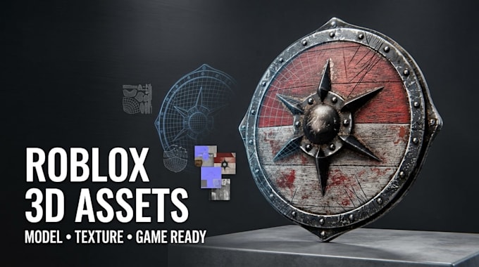 create high quality assest and models for roblox and games