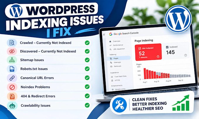 fix google search console indexing errors for wordpress