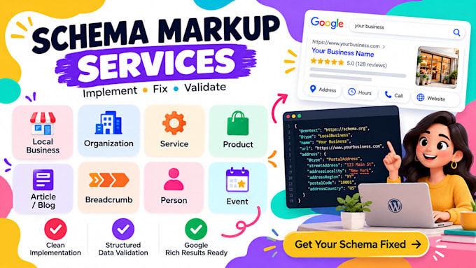 fix google rich results and schema markup errors