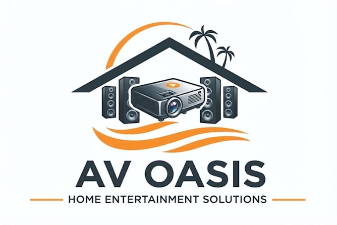 do electronics store and home appliances repairing logo