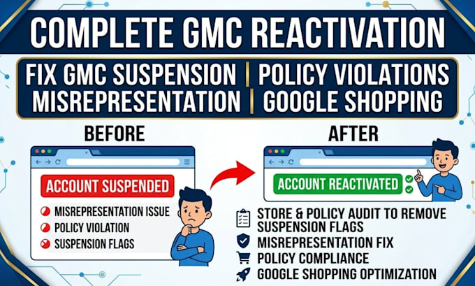 fix gmc policy violations and misrepresentation