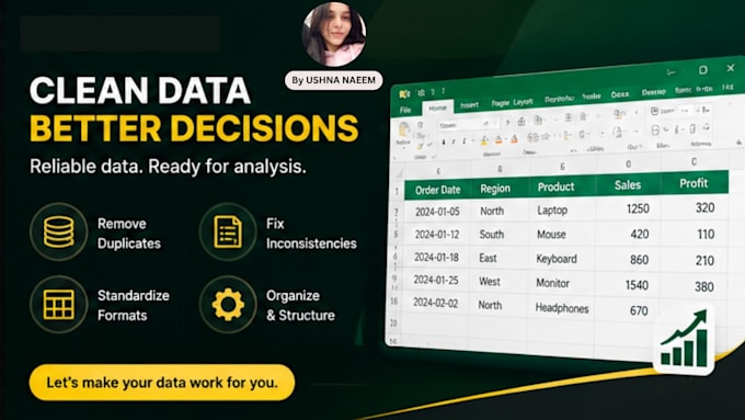 clean, organize, and analyze your excel or CSV data