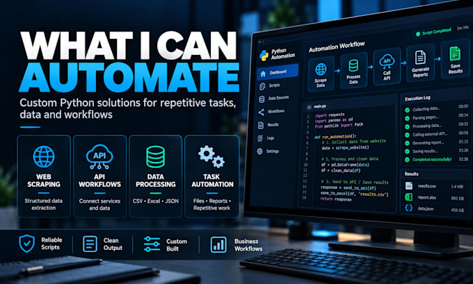 automate repetitive tasks with python scripts