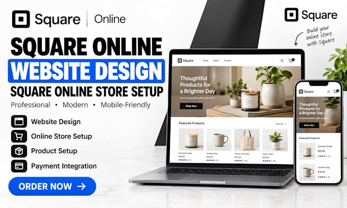 design redesign square website square online square online store squrespace