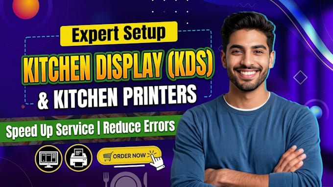 setup restaurant kds and kitchen printers