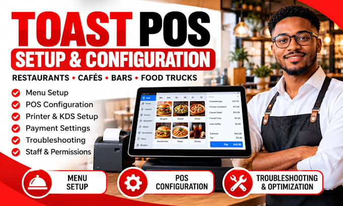 setup and configure toast pos for your restaurant