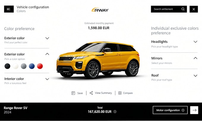 develop a custom 3d product configurator web app using three js