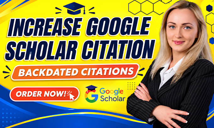 increase google scholar citations, journal article citations, backdated citation