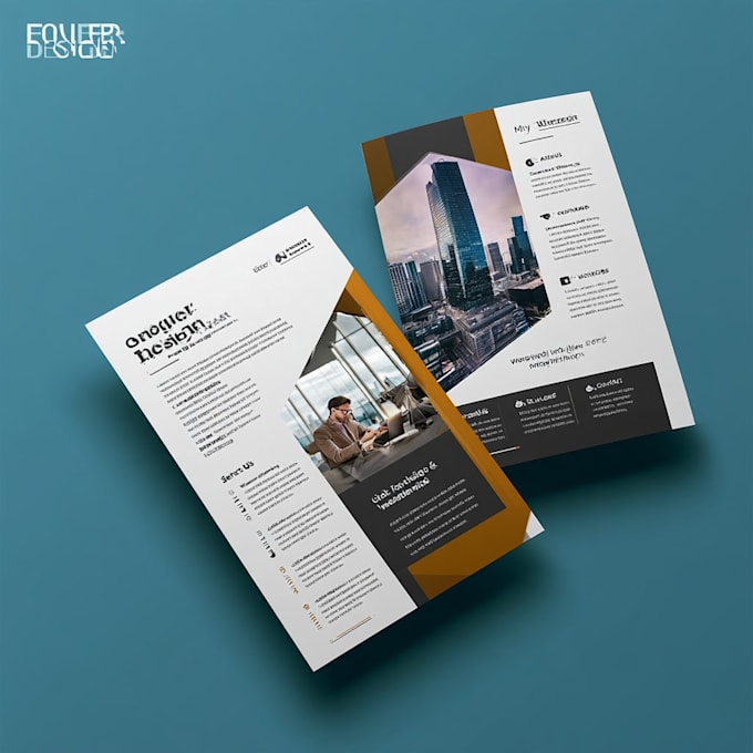 do a modern flyer design
