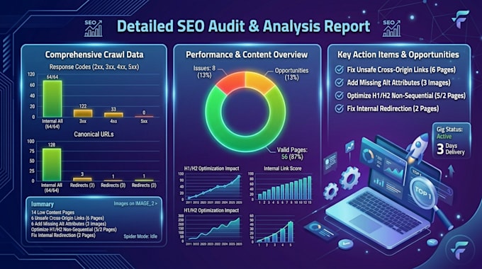 do wordpress on page seo optimization and technical audit