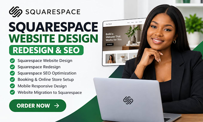 build squarespace website design, redesign squarespace website, squarespace SEO