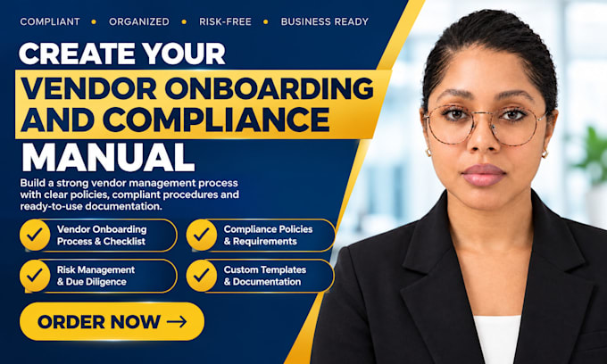 create your vendor onboarding and compliance manual