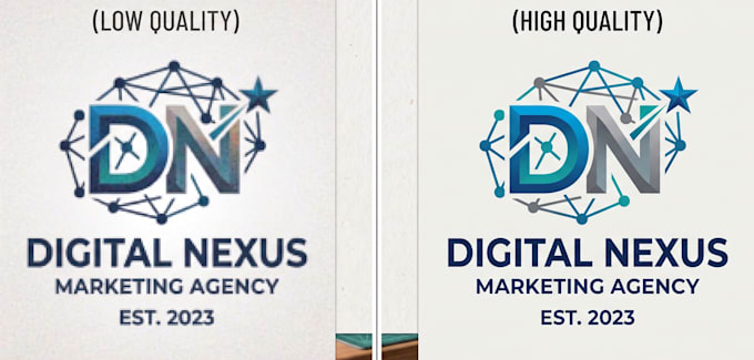 convert low resolution logo to high quality vector in 24 hours