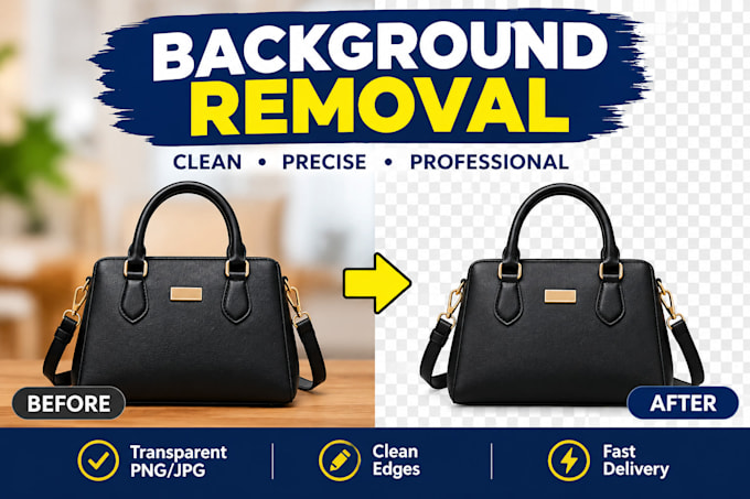 professionally remove background from images and photos