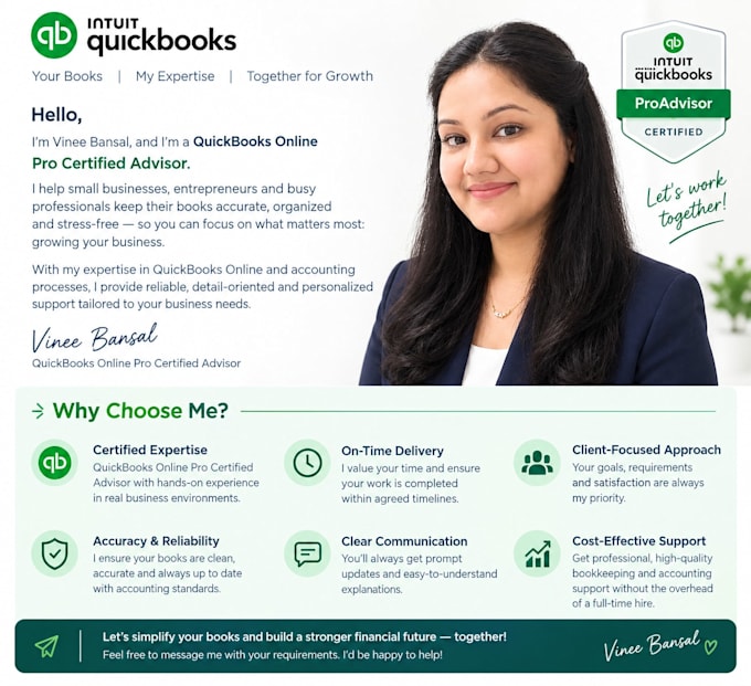 cleanup and reconcile your quick books online books