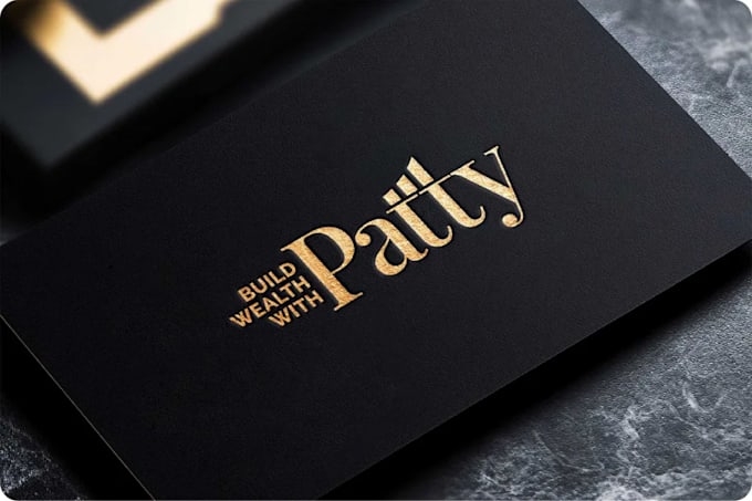 design a premium wealth management and financial logo