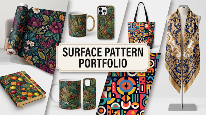 design modern seamless pattern for fabric and textile