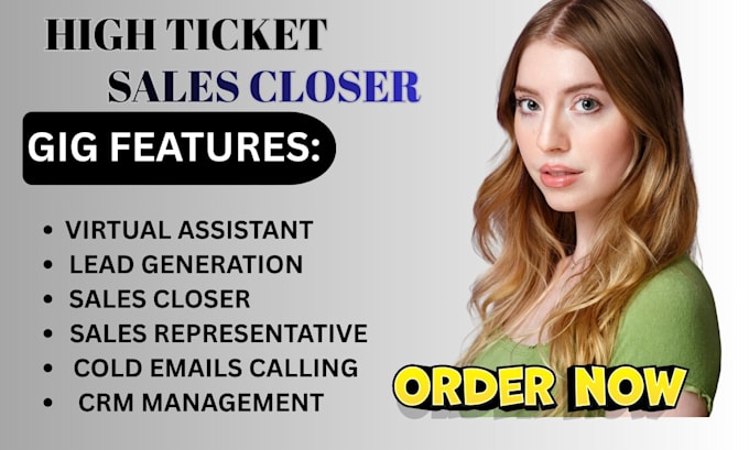 be your high converting sales closer sales representative