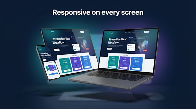 build an expert saas landing page in react