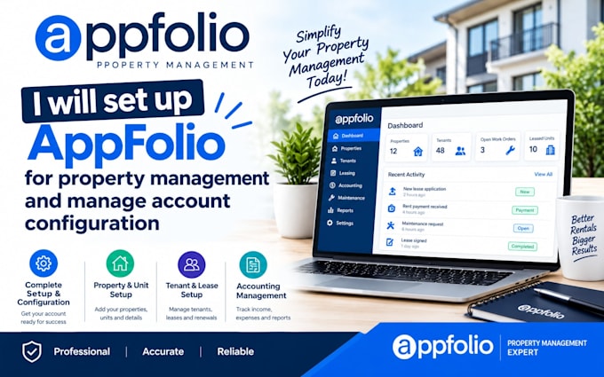 setup appfolio for property manager and manage account configuration