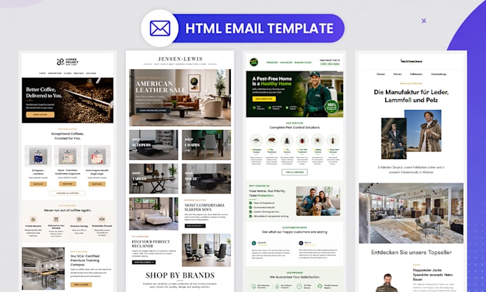 create responsive HTML email template, responsive email template