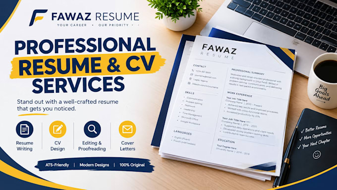 write and format a professional resume or CV