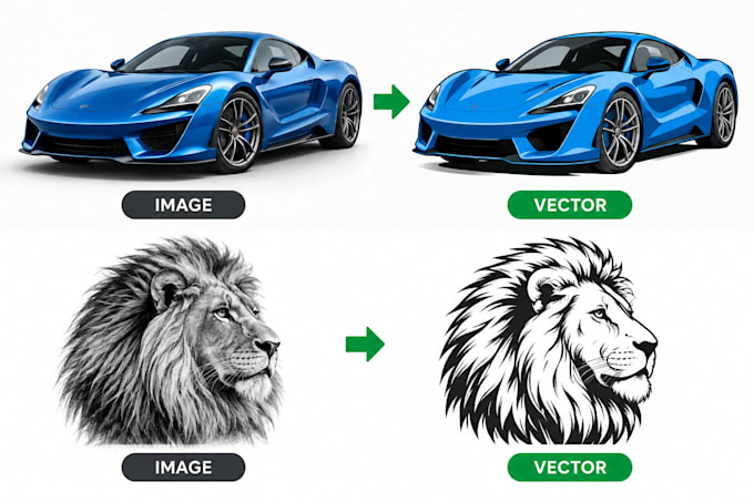 vector tracing, vectorize image, convert image to vector, vector logo