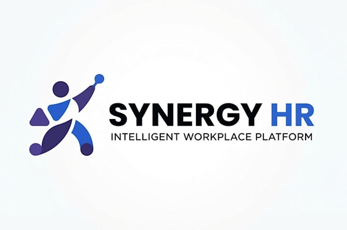 create a productivity app logo with a smooth flowing symbol