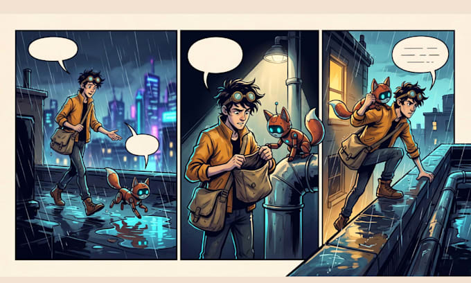 draw indie comic book illustration and comic art