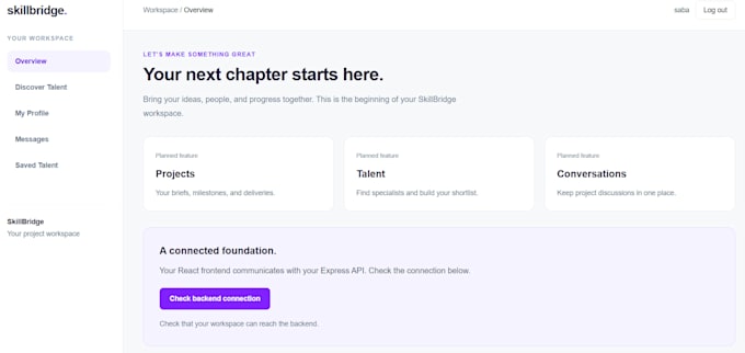 build a custom freelance marketplace website using react and node js