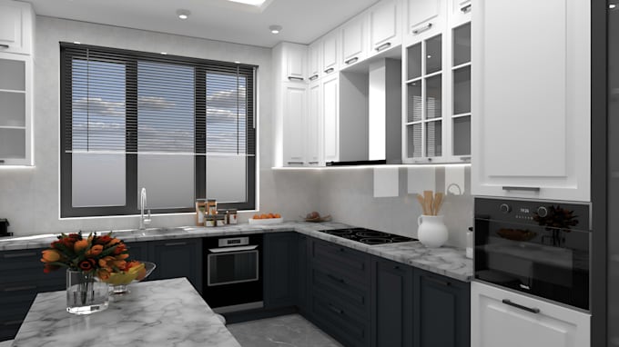 design your kitchen in a modern style
