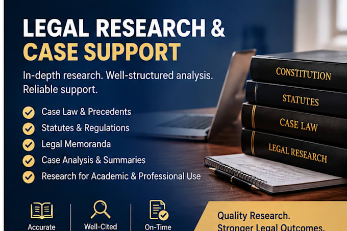 provide professional legal research services