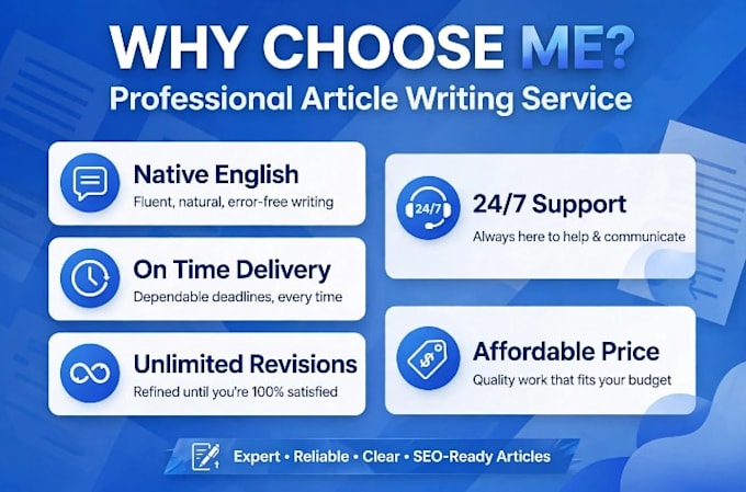 do accurate SEO writing and blog writing