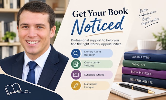 find top active literary agent, write synopsis, critique, query letter