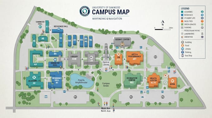 create business location maps, store locator maps and navigation maps