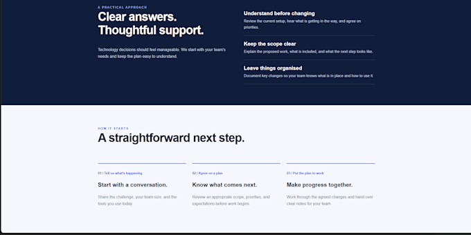 build a website that will be desktop and mobile friendly