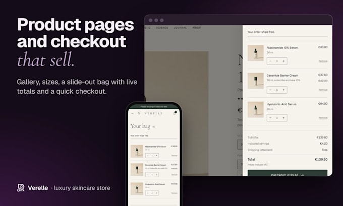 build a custom ecommerce website or online store