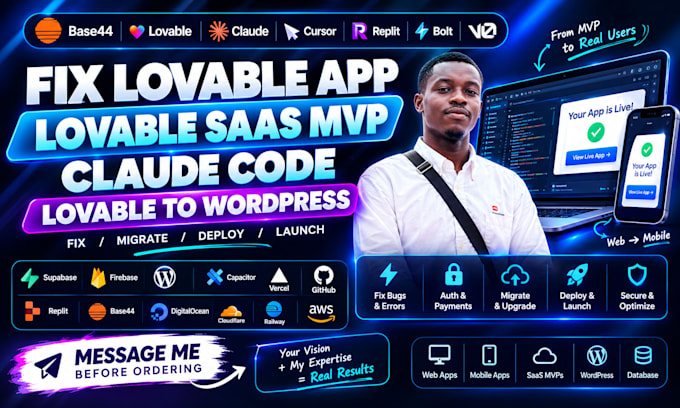 fix lovable app lovable saas mvp claude code lovable to wordpress lovable expert