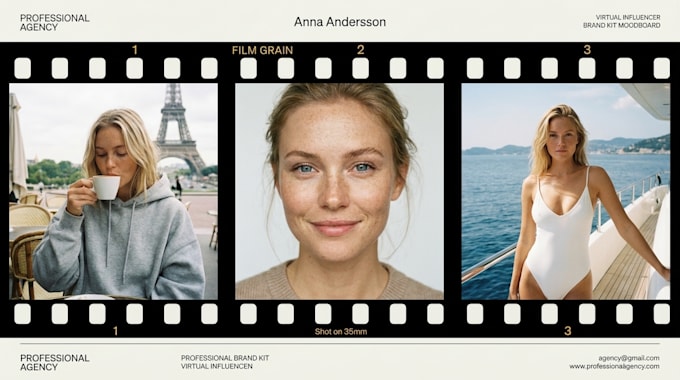 design a complete ai influencer brand kit and content strategy