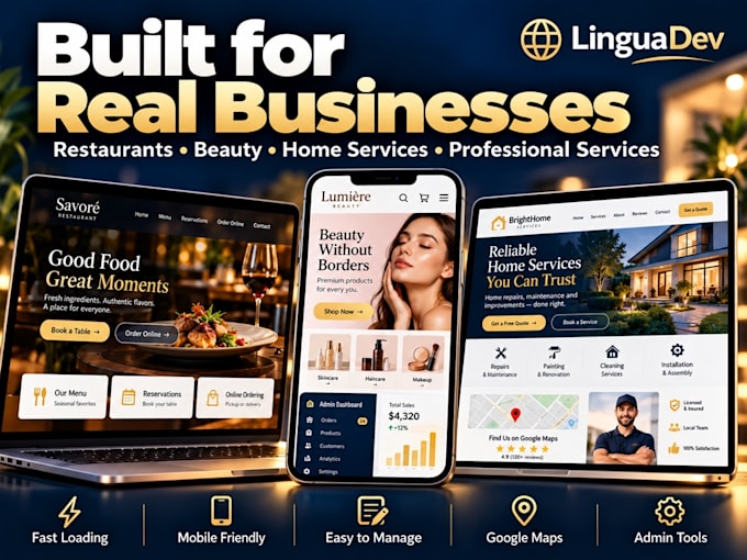 build a professional multilingual website for your growing small business