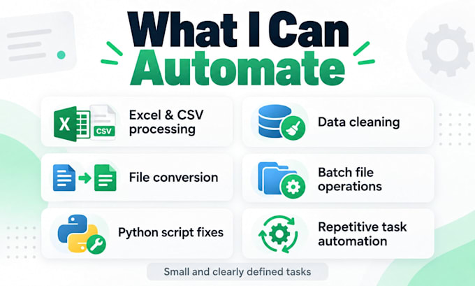 automate excel CSV and repetitive tasks with python