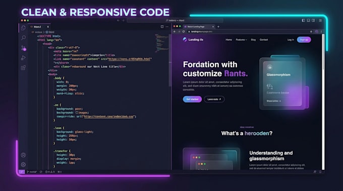 convert figma to responsive html css website