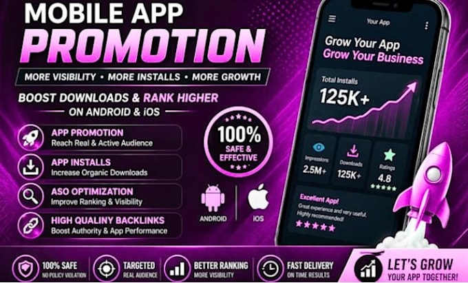 do mobile app promotion, app ios android download USA feedback
